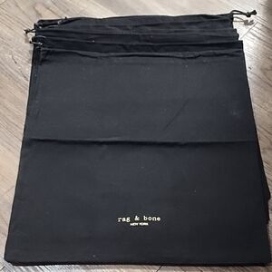 (6) rag & bone Black Drawstring Dust Bag